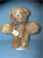 Very high quality furry jointed bear 12 inches tal