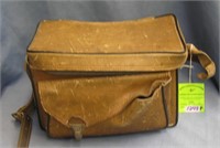 Vintage leather camera case