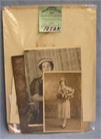 Group of vintage photos including some studio