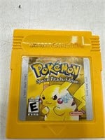 Nintendo game boy games Pokeman special pikachu ed