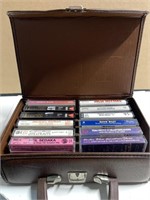 CASSETTE TAPES COLLECTION & CASE