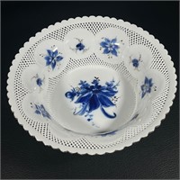 Sumi Romanian Porcelain Reticulated Bowl