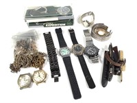Mens Wristwatches and Chains