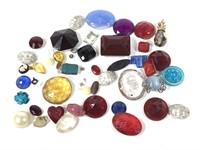 30+ Faux Gemstones, Beads & Misc. Scrap Lot