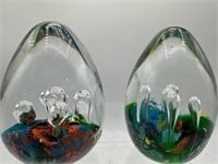 Art glass paperweights