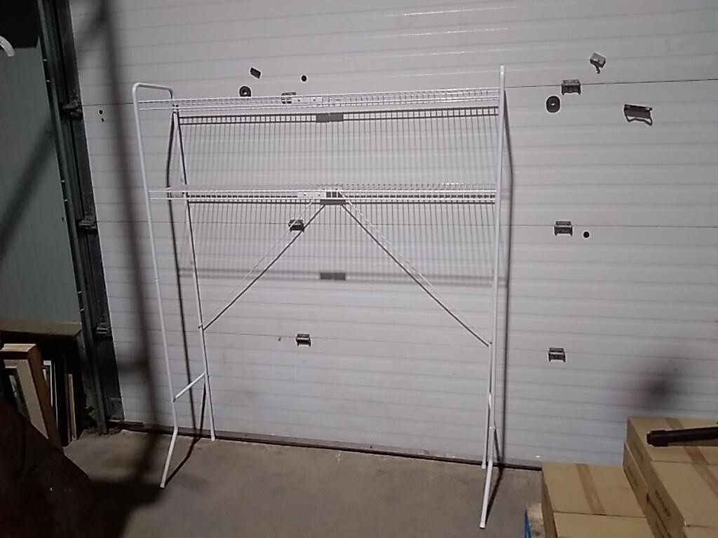 Metal Shelf Stand 62.5x13.5x76"H
