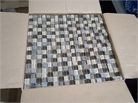 Six Boxes Of Glass Mosaic 15x15" Backsplash-12pcs