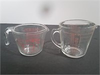 Two Pyrex Mixing Bowls 1 Cup & 2 Cups