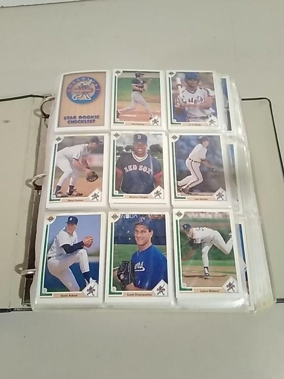Unsearched 1990-91 Baseball Cards UD & Score