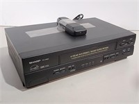 Sharp VCR W/ Remote Working