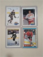 Four NHL Rookie Cards