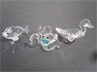 Crystal Fish, Octopus & Duck