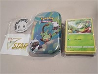 Unsearched Pokémon Cards W/ Collectible Tin