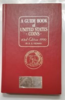 1990 RED BOOK COIN GUIDE 43RD EDITION