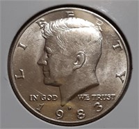 KENNEDY HALF DOLLAR-1983-D