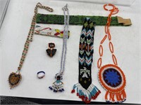 Vintage beaded southwest jewelry