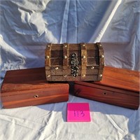 wood boxes
