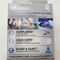 Travel Ear Care Kit 3in1 w/Compact case