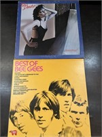 Best of the Beegees and Pat Benatar Vinyls