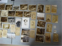 52 Antique Cabinet Cards Photos 1880's-1910