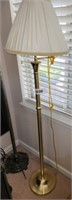 GOLD COLOR METAL SWING ARM FLOOR LAMP