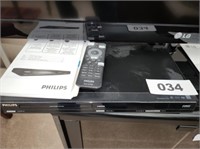 PHILIPS DVD PLAYER W/ REMOTE CONTROL
