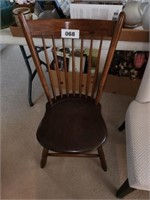 STICKLEY STYLE SPINDLE BACK WOOD CHAIR