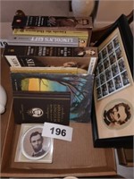 LOT LINCOLN RELATED- STAMPS BOOKS PICTURE