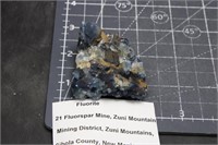 Fluorite, Zuni Mtn, New Mexico, 72.2 Grams