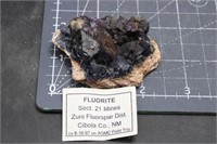 Fluorite, Zuni Mtn, New Mexico, 69.2 Grams