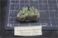 Cuprite on Chrysocolla