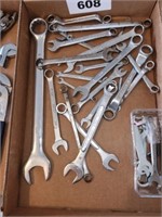 LOT VARIOUS SIZE WRENCHES