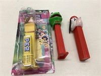 Collection of 3 Pez containers