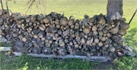 Firewood Stack Measures 125" x 40" Tall
