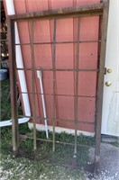 Metal Framed Door- 49" Wide x 78" Tall
