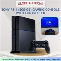 SONY PS4 (500-GB) GAMING CONSOLE WITH CONTROLLER