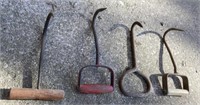 4 Vintage Hay Hooks