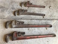 Ridgid Pipe Wrenches- 24" 18" 14"