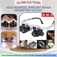 HEAD MOUNTED JEWELERY REPAIR MAGNIFYING GLASSES