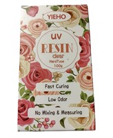 2 PCs YIEHO UV RESIN CLEAR HARD TYPE 100G FAST CUR