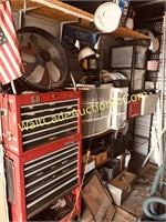 20 x 25 Unit - Pool supplies, tires, tool chests