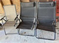3 Lawn Chairs- Fold Up