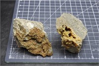 Pyrite And Calcite Specimens, 1lbs 2oz