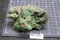 Copper Ore W/malachite & Crystal Points, 1lbs 2oz