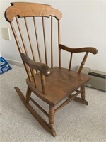 Kids Size Wood Rocking Chair- 28" Tall