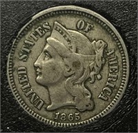 1865 3 Cent Nickel America’s Rare Coins