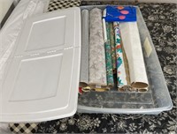 Wrapping Paper & Storage Tote
