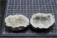 Geode w/quartz and Tabby Calcite Crystals, Sheffle