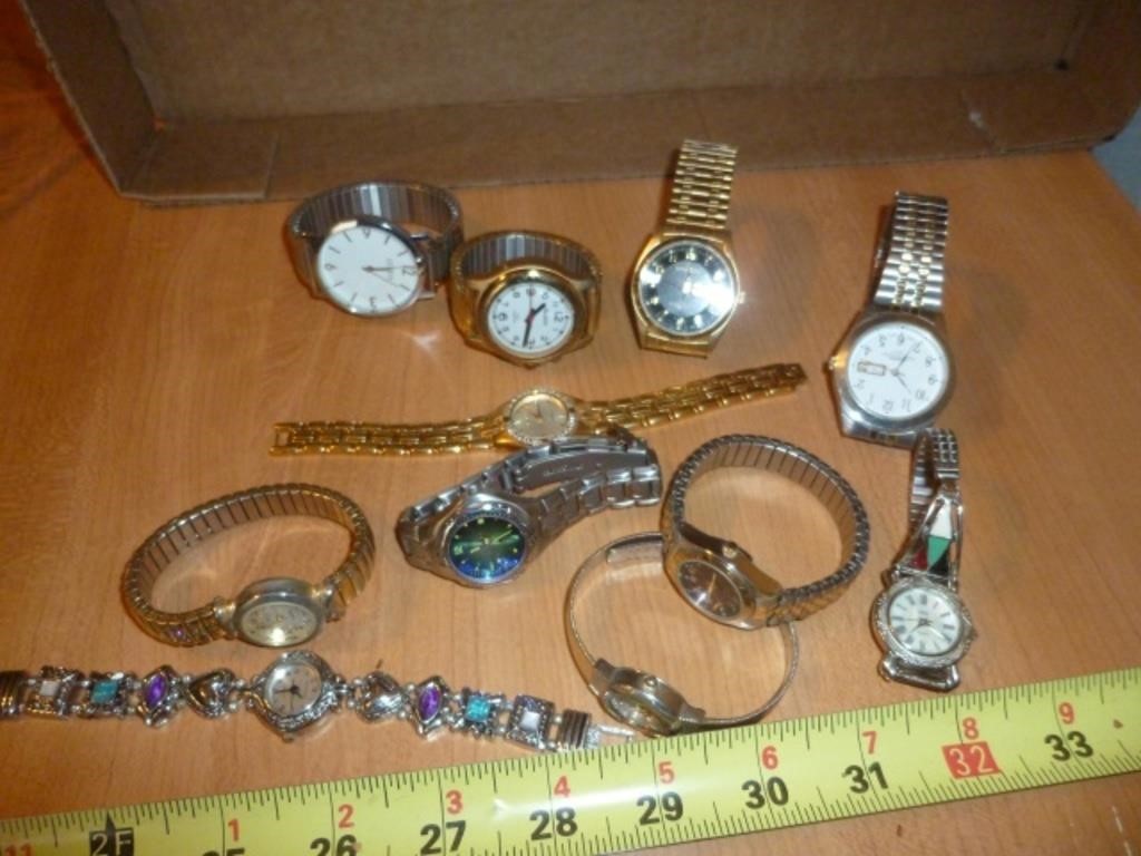 Lady's & Men's Wrist Watch Collection - 11pc