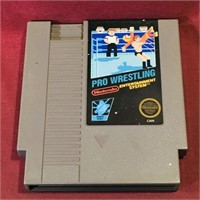 Pro Wrestling NES Game Cartridge